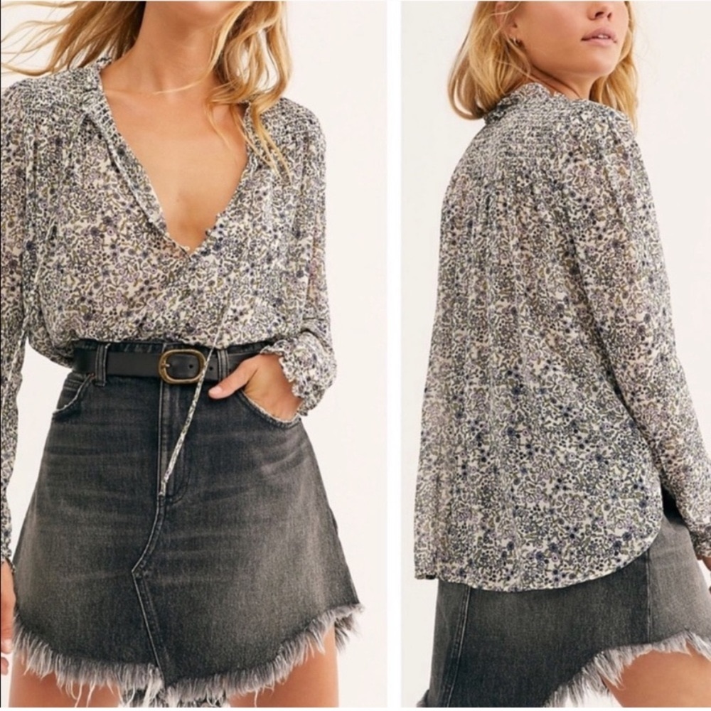 FREE PEOPLE Lela Blouse